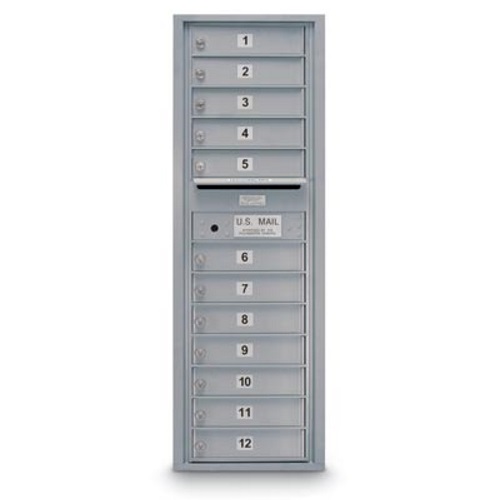CAD Drawings American Postal Manufacturing Co. 12 Door Standard 4C Mailbox